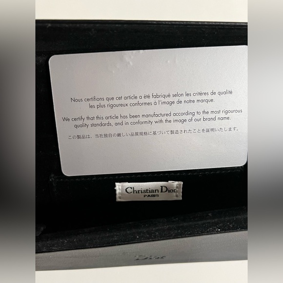 Womens Christian Dior studded Sunglasses (large) with Dior Case - Picture 7 of 10